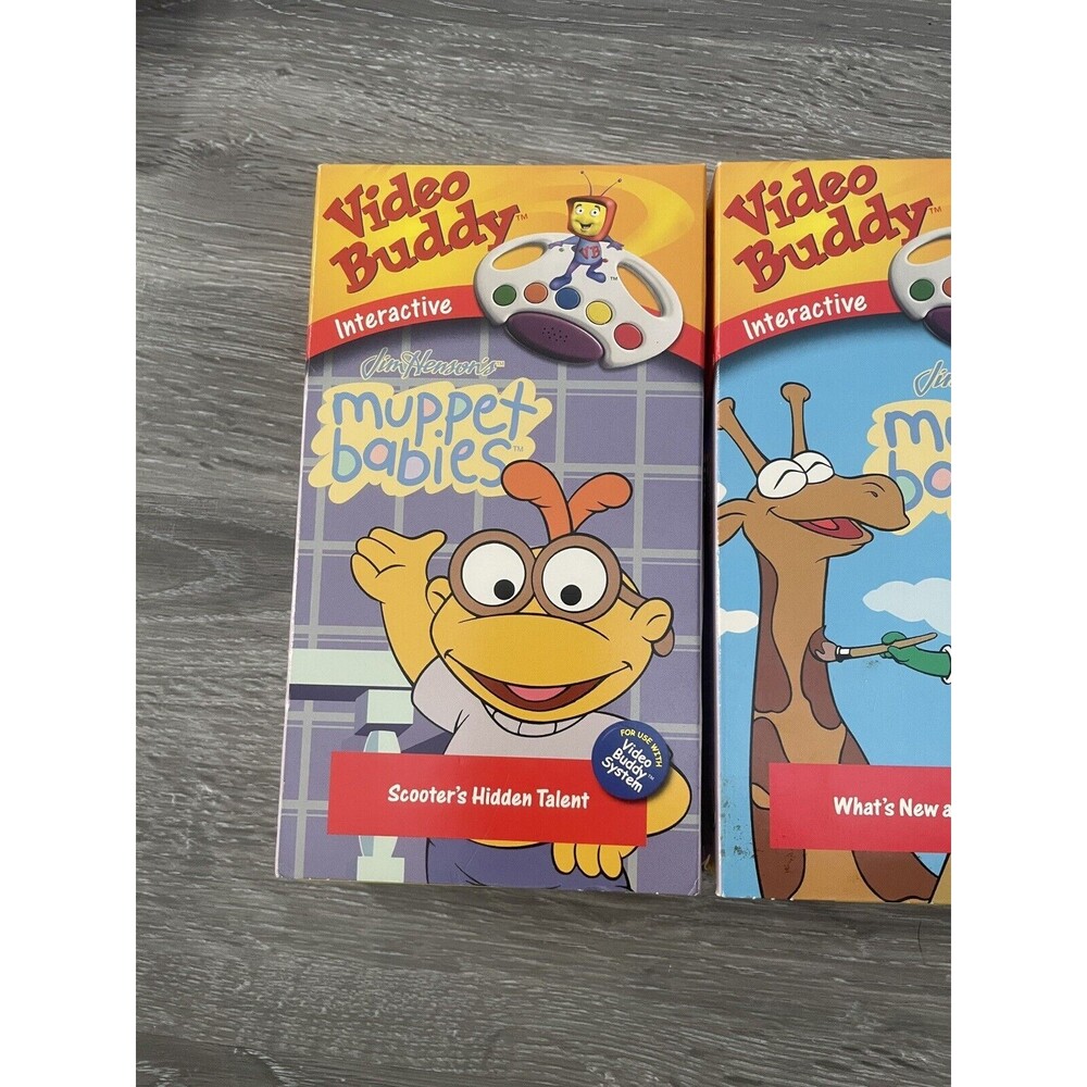 Video Buddy Muppet Babies Whats New At The Zoo Scooters Talent Lot Of 2 VHS 1999 - Picture 2 of 8